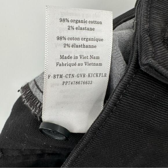 Everlane The Organic Kick Flare Pant in black Size 10 - Picture 5 of 7